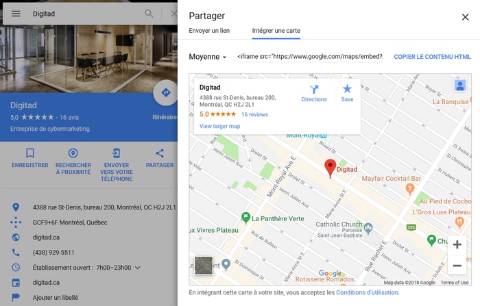 référencement google maps