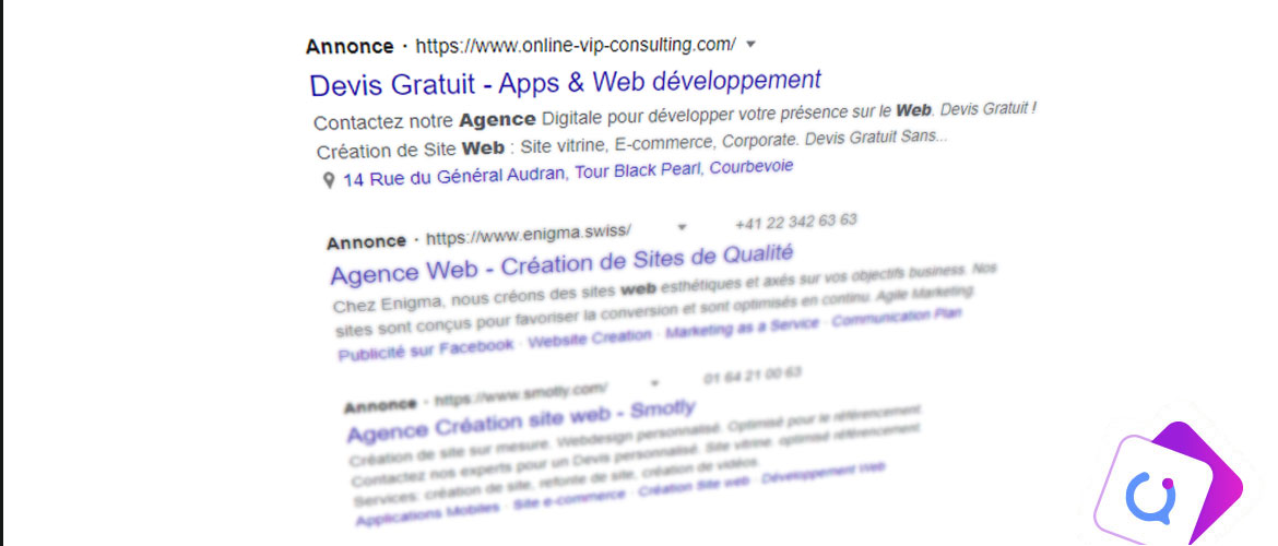 referencement site web payant