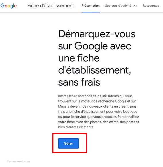 google map référencement